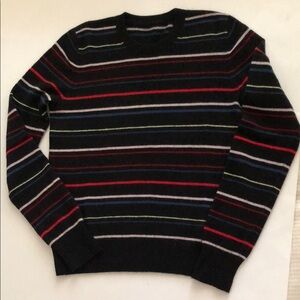 Joie striped cashmere crew neck sweater